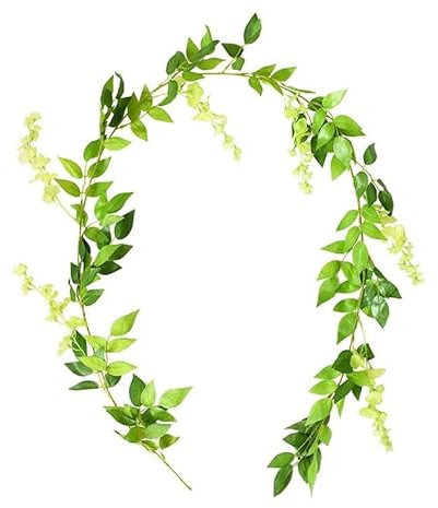 Efeu Künstlich 180 cm künstliche Blumen Rebe Girlande gefälschte Pflanzen Hochzeit Bogen Dekorationen Laub Rattan Efeu Home Wandbehang Dekor (Color : B02)