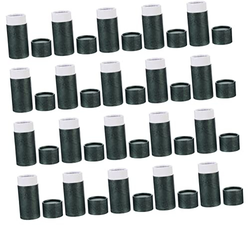 VINTORKY 20pcs Essential Oil Bottle Packaging Box Cylinder Tea Box for and Storage