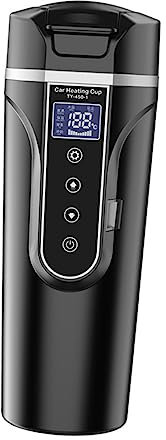 1 Satz Tasse mit heißem Wasser Automontierter Thermobecher auto wärmer tasse auto kaffeebecher Auto Heizbecher beheizte Tasse Isolierbecher Auto Thermobecher Getränkehalter im Auto