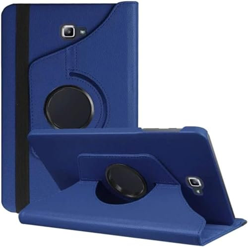 AYXYYDS Rotatif Étui pour Samsung Galaxy Tab A 10.1 (2016), 360 degrés Rotating Stand Housse de Protection pour Tab A 10.1 inch (SM-T580/SM-T585) (Dark Blue)