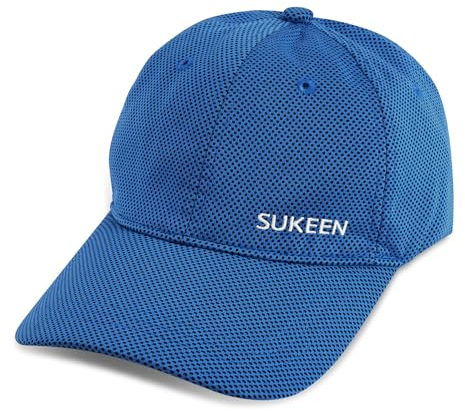 Sukeen Herren Baseballkappe 8 cm Verlängerte Krempe, Unisex Outdoor UV-Schutz Sonnenmütze, Soft Top Basecap mit Elastischem Gummiband, Herren Damen Leichte Baseball Cap(55-59 cm)