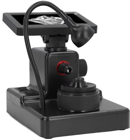 Digitales Mikroskop, 4,3-Zoll-HD-LCD-Bildschirm, 1000-fache Vergrößerung, LCD-Lupe für Schmuck, Diamanten, Edelsteine