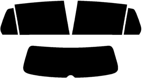 Window-Tint.co.uk Pre Cut Window Tint for VW Golf 5-door - 2013 to 2020 (MK7) - Rear Windows 5% Limo