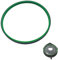 TUKEVA Junta de Silicona para Thermomix TM31 Junta Tapa para TM31 Anillo de Sello del procesador de Alimentos para TM31 (Verde Oscuro)