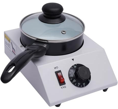 Donened - Elektrische Schokoladenschmelzer mit Deckel, Temperiergerät für Kuvertüre, 40W Schokolade Temperiermaschine, DIY Schokolade Schmelzgerät, Professionelle Maschine Schmelztopf
