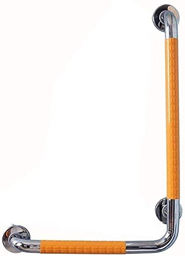 Maniglie per corrimano, Barre di Sostegno per Vasca da Bagno, corrimano per WC, Maniglia di Sicurezza in Acciaio Inossidabile Antiscivolo a 90 Gradi Senza Barriere per Bagno, Doccia
