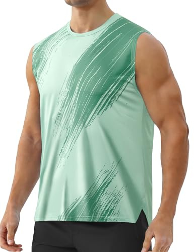 APTRO Herren Tank Top Ärmelloses Muskelshirt | Atmungsaktives, schnelltrocknendes und elastisches Funktionsshirt fürs Fitnessstudio, Training, Workout und Laufen