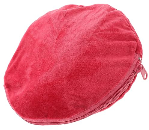DEEPCRAFF Housse en Flanelle Ronde pour Bouillotte, Accessoire Doux et Confortable, Réduit le Risque de Brûlures, pour Bouteille D'eau Chaude en Hiver