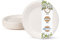 BIOZOYG Set da Tavola ecologiche bagassa usa e getta I 200 pezzi Piatto di canna da zucchero bianco sbiancato rotonda 18 cm I Set da Tavola monouso