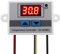 ARCELI Digitales LED-Temperaturreglermodul, XH-W3001 Thermostatschalter mit wasserdichter Sonde, programmierbares Heizungs-Kühlungs-Thermostat（12V）