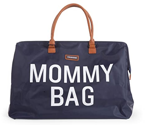 Childhome Navy Large Diaper Bag, Mommy Hospital Bag, Tote for Women, Travel Bag, Baby Bag, Pregnancy Must Haves