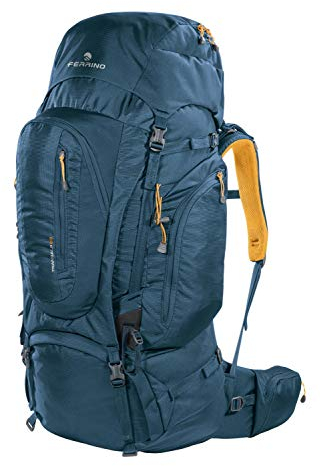 Ferrino 28004 Unisex – Erwachsene Transalp Rucksack, blau, 80 L