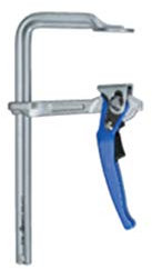 Serre joint en acier à levier - saillie 120 mm - L. 300 mm