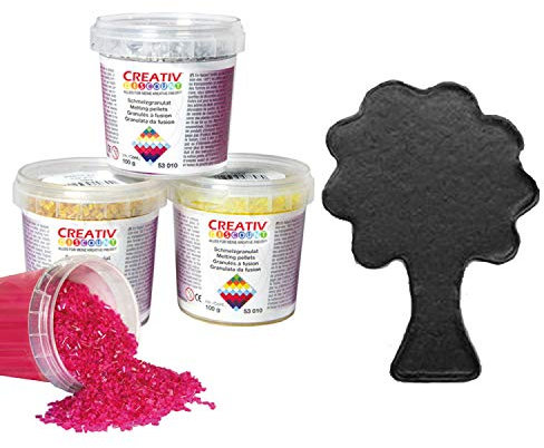 NEU Schmelzgranulat schwarz 100 g PREISHIT