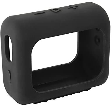 subtel® Custodia Compatibile con JBL Go 3 Silicone Custodia Borsa Guscio Flip Cover Case Nero