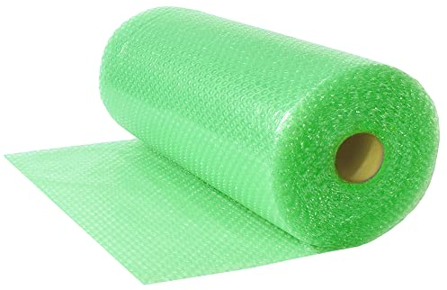 Triplast Luftpolsterfolie, zerfallende grüne Rolle (400 mm x 25 m), kleine Luftpolsterfolie für Umzug, zerbrechliche Artikelverpackung und Schutzverpackung für Versand und Lagerung