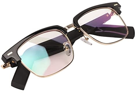 Intelligente Brille, Kabellose BT5.0-Sonnenbrille für Musikanrufe, Eingebautes Mikrofon, Offener Lautsprecher, IP67 Wasserdichte Intelligente Sonnenbrille mit Touch-Steuerung Zum Fahren, Reiten, Reise