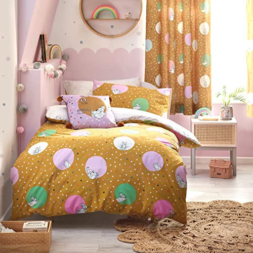 Peter Rabbit™ Bettbezug-Set, gepunktet, Polyester, Baumwolle, Ocker
