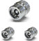 ABA Beul 60083.106.6 Schlauchplatzsicherung 3/4, Messing verchromt, 3er Pack