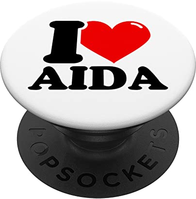 ICH LIEBE Aida PopSockets mit austauschbarem PopGrip