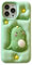 QoKcoahn Case for iPhone 12/12 Pro,3D Kawaii Phone Cases Funny Cute Cartoon Green Dinosaur Decompression Soft Silicone Gel Drop Protection Case Women Girls for iPhone 12/12 Pro