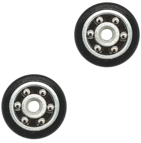 MSGsl - Rodamientos ø 20 mm y Tornillo M4 para Puertas Mampara de Ducha | Repuestos para Puertas Correderas de Baño y Ducha | Juego de 2 unidades.