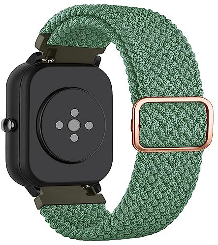Cinturino in tessuto di nylon per smartwatch Garmin Venu Sq/Venu Sq 2/Venu Sq Music/Venu Sq 2 Music, cinturino di ricambio a sgancio rapido per Garmin Venu Sq 2 Music/Garmin Venu Sq (cactus)