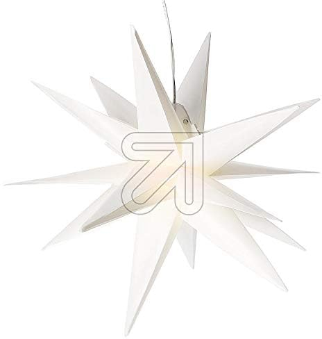 COLOURS MANUFAKTUR YOUR COLOUR YOUR LIFE Weihnachtsstern Adventsstern Stern für Außenbereich (klein, weiß)