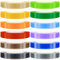 12 Farben Satinbänder 10mm X 22m Geschenkband Set Geschenkbänder zum Basteln Geschenkbänder Weihnachten Halloween Schleifenband Hochzeit Ballonband Webband zum Nähen für Basteln Party Hochzeiten