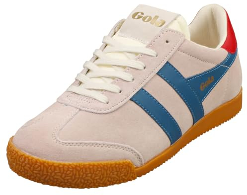 Gola Unisex Elan Sneaker, Blossom/Marine Blue/Deep Red, 38 EU