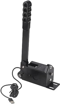 Akozon 64Bi USB-Handbremse für PC-Gaming - Höhe, für Gamepads & Lenkradhalterungen