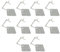 10 Stück Figure Ständer Transparent Acryl Action Figuren Display Action Figur Halter mit Schraubendreher, klarer Modellständer für Action-Figuren