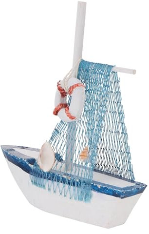 Alipis 1pc Sailing Model Photoshoot Pirate Sailing Present Decorations Ship Model Dinner Table Decor Prayer Flags Outdoor for Peace Decor for Home Miniatures Models Crafts Wooden Sailboat