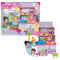 PIN Y PON - Hotel 5 Estrellas, Playset de Hotel con 2 Figuras, Accesorios de Hotel Incluidos, Hotel Compuesto por una Recepción, Buffet, Habitación Familiar y Suite, Niños +4 años, Famosa (PNY74000)