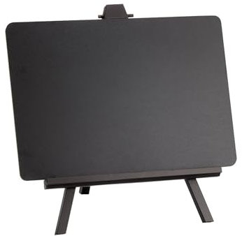 Mini-Tafel mit Stativ aus glattem Holz, 9,7 x 14,8 cm, Tafel für Nachrichten, Angebote, Menüs, Werbeaktionen, für Bars, Buffets, Cafés, Eisdielen, Geschäfte, Bäckereien, Restaurants - 1 Stück