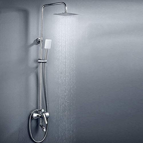 WACEH Shower Rubinetti per Doccia Raccordi per Vasca Miscelatore per Doccia Miscelatore per Doccia a Parete Montaggio a Parete Cascata per Vasca idromassaggio Sistemi Doccia Shower Head