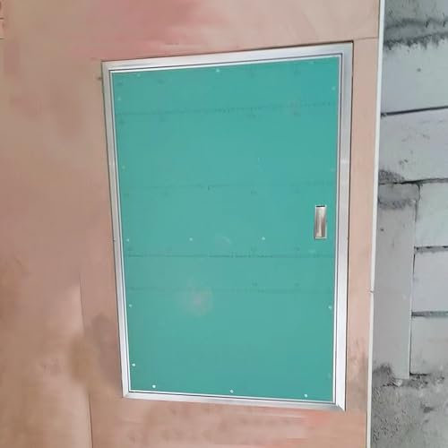Vibeo Revisionsklappe Dachbodenzugangstür aus Gipskarton mit Griff, Große Flächenbündige Wandzugangsklappe, Verdeckte Tür für Sanitärinstallationen, Überstreichbare Inspektionsluke(60x90cm/24x36in)