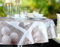 Wachstuch-Tischdecke Zuschnitt 160cm rund (Love-Grey)