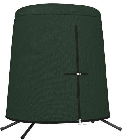 Outsunny Hanging Egg Chair Cover with Zipper for 200 x 230 cm Stand Green | Outdoor Single Swing Chair Cover, Water-resistant Anti-dust Furniture Protector, 300D Oxford Fabric