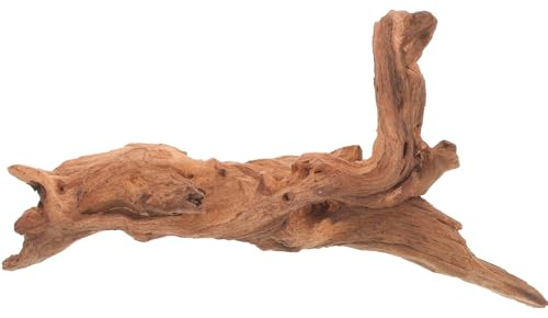 HOMSFOU Décoration Aléatoire Naturel Mort en Décor Aquarium Forme Marron Bois Ornement Réaliste et Naturel pour Poisson la Maison