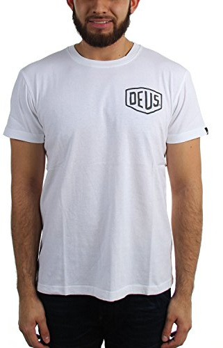 Deus Ex Machina Venice Address Short Sleeve T-Shirt Small White