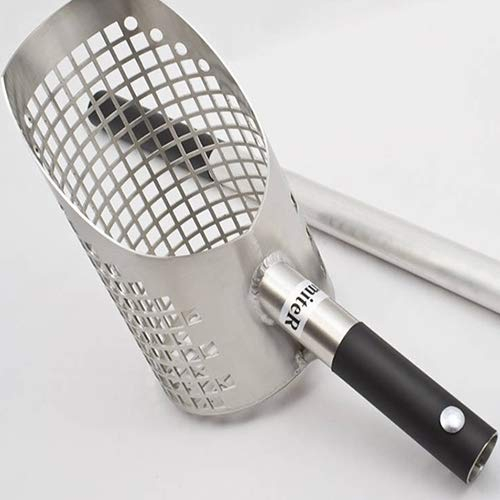 Pala Forata con Manico Acciaio Inox Sand Scoop 150x Metal Detector Cercametalli