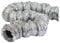 Ø 200mm / 8 inch Flexible Air Duct for Cooker Hood, Air Conditioner, Extractor Fan, Tumble Dryer - 10m / 32.8 ft Exhaust Hose - Ventilation Ducting - Polyester