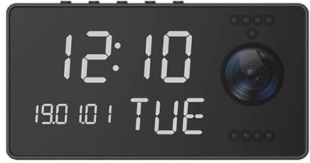 Eurrowebb Spy Camera Alarm Clock Full HD 1080P WiFi P2P Night Vision