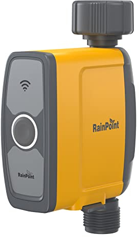 RAINPOINT Centralina Irrigazione WiFi senza Hub WiFi, Deve Essere Utilizzato con Hub WiFi TWG004WRF, Solo WiFi a 2,4 GHz