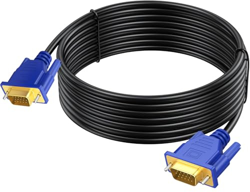 URELEGAN VGA to VGA Cable 15 Feet,1080P Full HD