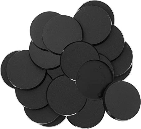 Wargaming Hobby Bases 32mm - 30pcs Model Miniatures Painting Plastic Figures Tabletop Games Bases