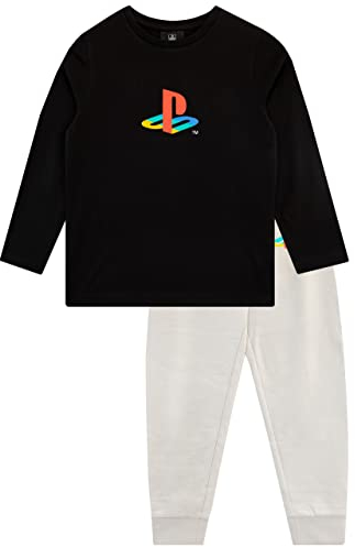 Playstation Jungen Top und Jogginghose-Set Schwarz 134