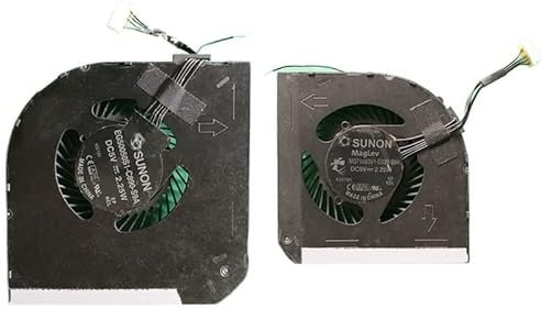 VKMKV Nuova Ventola di Raffreddamento della CPU del Computer Portatile Cooler Notebook PC Fit for Lenovo Thinkpad P50 MG75090V1-C010-S9A MG75090V1-C020-S9A GPU (Color : CPU And GPU Fan)