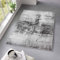 Taracarpet Kurzflor Teppich fürs Wohnzimmer Schlafzimmer und das Kinderzimmer Moderner Designerteppich TC-Fashion 6111 Vintage in grau 140x200 cm